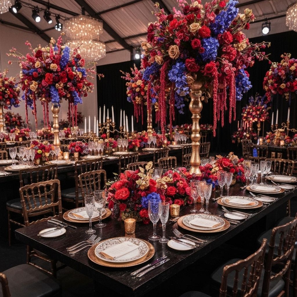 Event decoration showcase