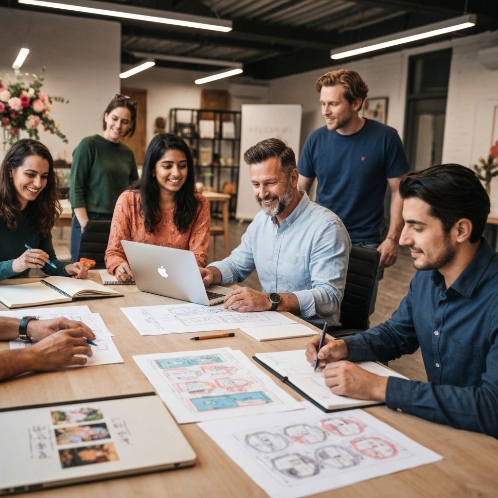 Theme Town team at work